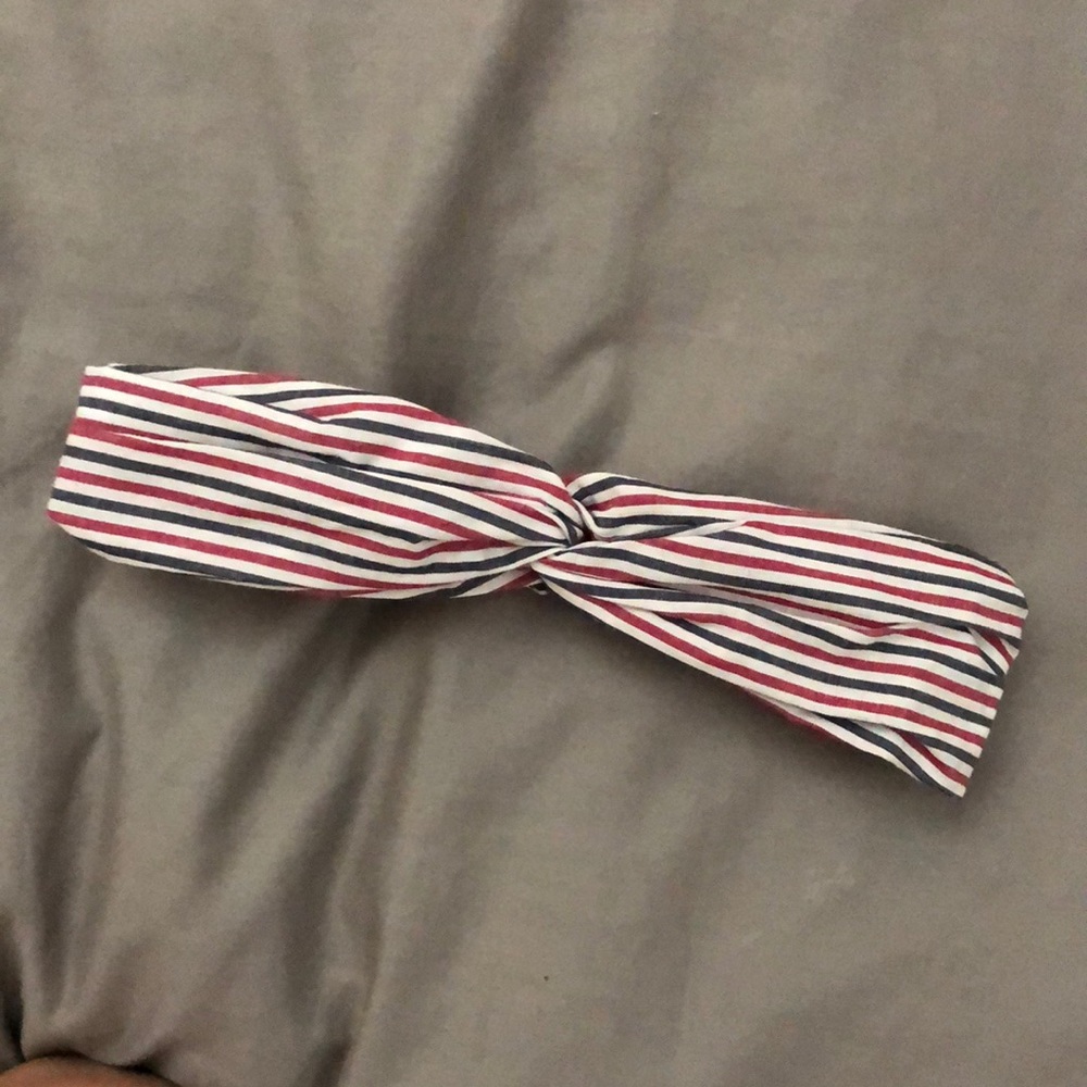 NWOT J. Crew red white and blue headband